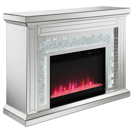 Gilmore Rectangular Freestanding Fireplace Mirror by Coaster at Eve Furniture
