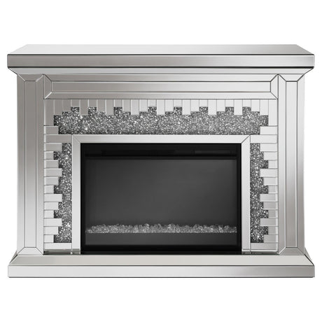 Gilmore Rectangular Freestanding Fireplace Mirror by Coaster at Eve Furniture
