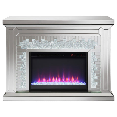 Gilmore Rectangular Freestanding Fireplace Mirror by Coaster at Eve Furniture