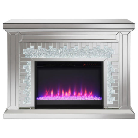 Gilmore Rectangular Freestanding Fireplace Mirror by Coaster at Eve Furniture