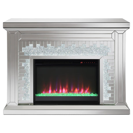 Gilmore Rectangular Freestanding Fireplace Mirror by Coaster at Eve Furniture