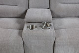 Gilson Gray Chenille Reclining Loveseat by Coaster at Eve Furniture