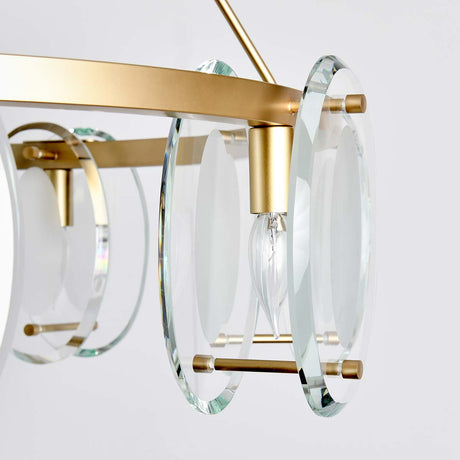 Gina Gold Chandelier by Classic Home at Eve Furniture