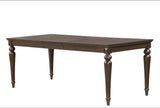 Ginger Dark Brown 7-Piece Dining Set by Cosmos Furniture at Eve Furniture
