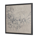 Ginkgo Shadows I by Mercana Studio Hand-Embellished Textured Framed Canvas Artwork by Mercana at Eve Furniture