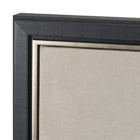 Ginkgo Shadows II by Mercana Studio Hand-Embellished Textured Framed Canvas Artwork by Mercana at Eve Furniture