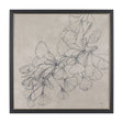 Ginkgo Shadows II by Mercana Studio Hand-Embellished Textured Framed Canvas Artwork by Mercana at Eve Furniture