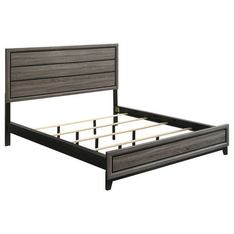 Gintey Four-piece California King Bedroom Set Grey Oak by Coaster at Eve Furniture