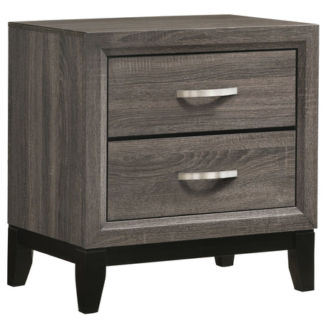 Gintey Four-piece California King Bedroom Set Grey Oak by Coaster at Eve Furniture