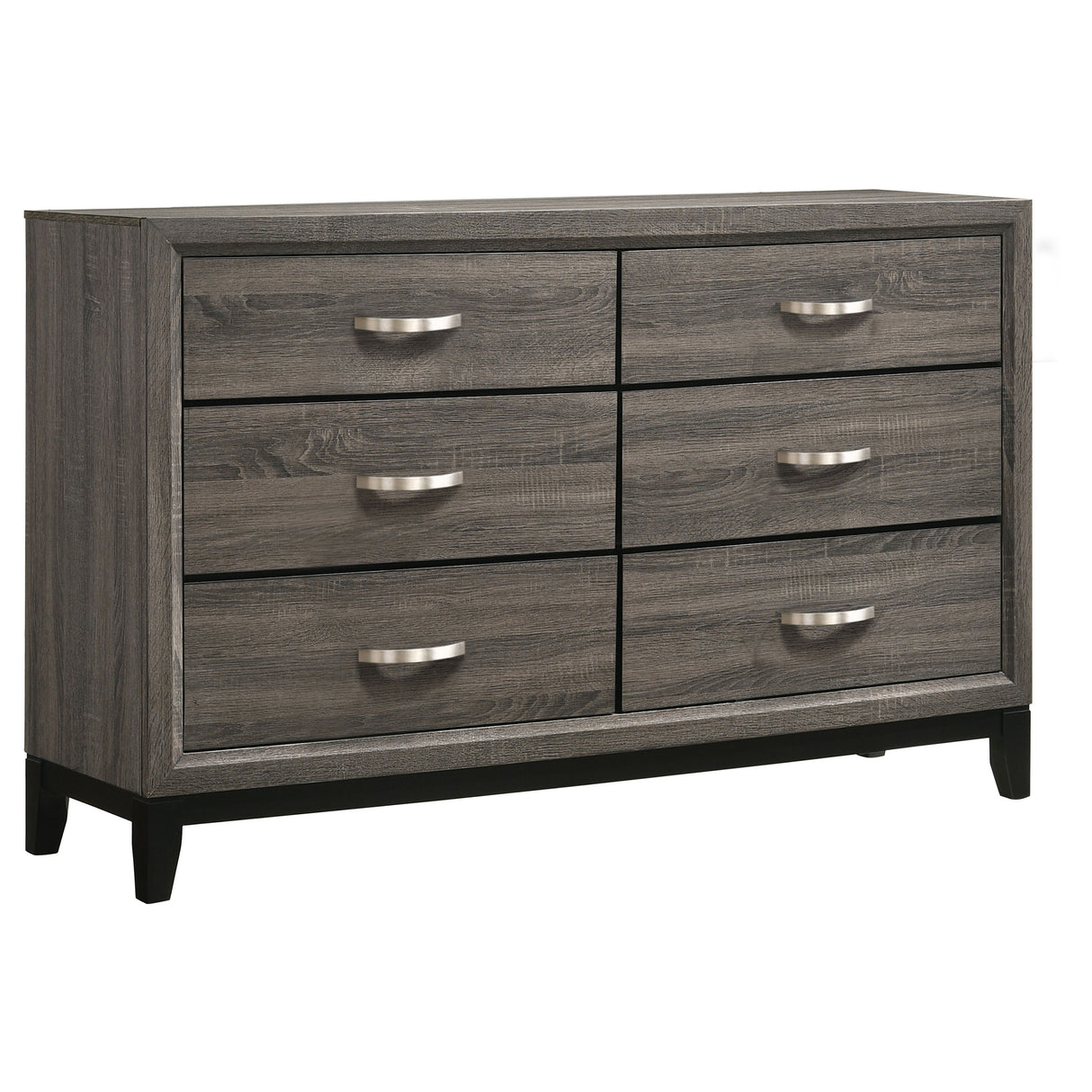 Gintey Four-piece California King Bedroom Set Grey Oak by Coaster at Eve Furniture
