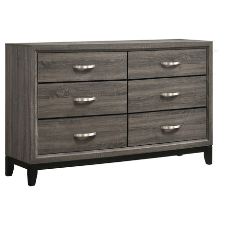 Gintey Four-piece California King Bedroom Set Grey Oak by Coaster at Eve Furniture