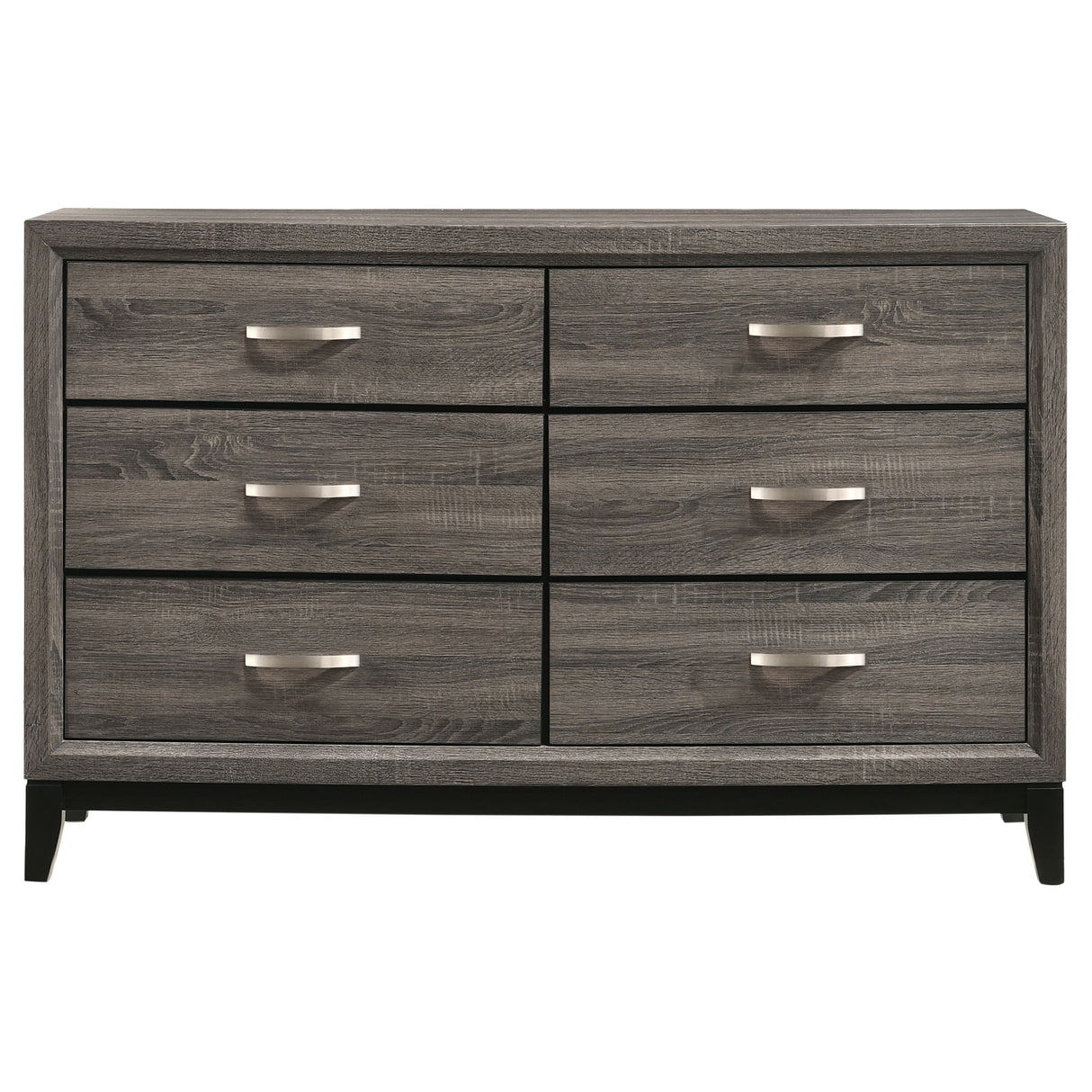 Gintey Four-piece California King Bedroom Set Grey Oak by Coaster at Eve Furniture