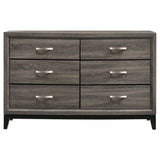 Gintey Four-piece California King Bedroom Set Grey Oak by Coaster at Eve Furniture