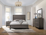 Gintey Four-piece California King Bedroom Set Grey Oak by Coaster at Eve Furniture