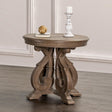 Giordani Weathered Oak End Table by Furniture of America at Eve Furniture