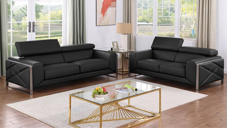 Giorgio Black Living Room set by New Era Innovations at Eve Furniture