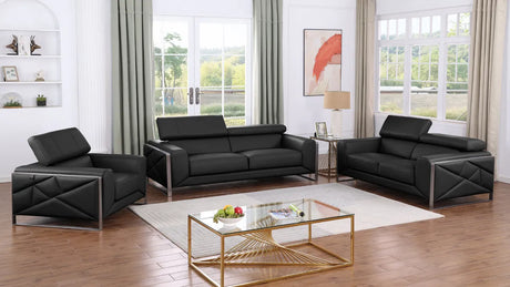 Giorgio Black Living Room set by New Era Innovations at Eve Furniture