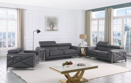 Giorgio Grey Living Room Set by New Era Innovations at Eve Furniture