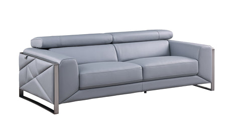 Giorgio Light Blue Living Room set by New Era Innovations at Eve Furniture