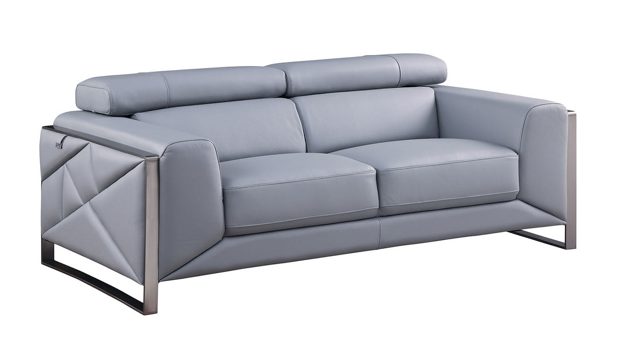 Giorgio Light Blue Living Room set by New Era Innovations at Eve Furniture