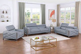 Giorgio Light Blue Living Room set by New Era Innovations at Eve Furniture