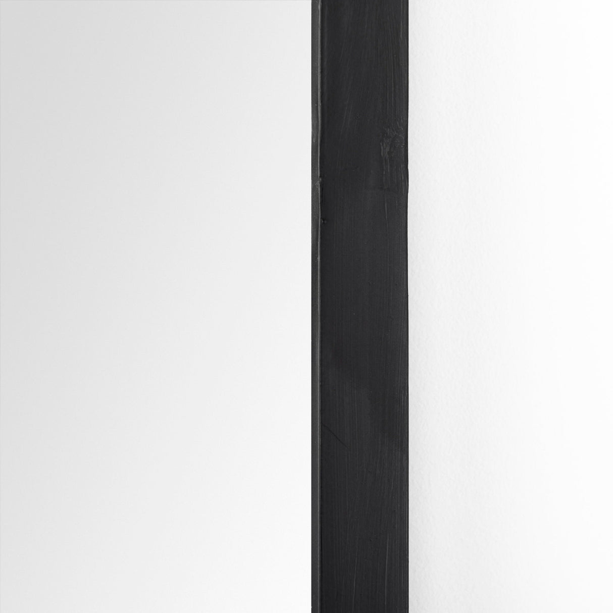 Giovanna Black Metal Frame Rounded Arch Vanity Mirror by Mercana at Eve Furniture