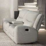 Giraldus Beige Sofa & Loveseat by Furniture of America at Eve Furniture