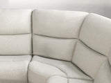 Giraldus Beige Motion Manual Reclining Sectional by Furniture of America at Eve Furniture