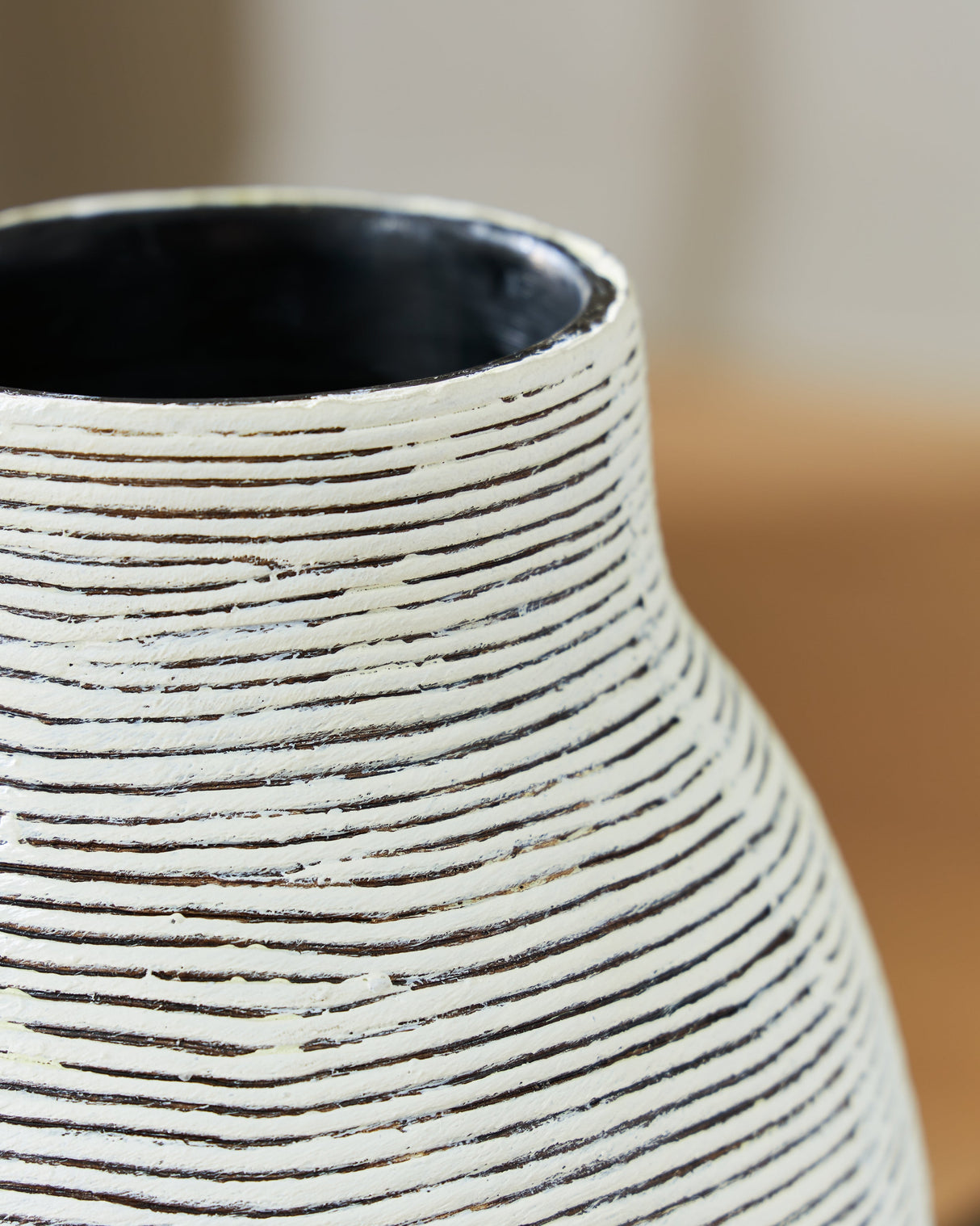 Girtha Antique White/Black Vase by ASHLEY FURNITURE at Eve Furniture