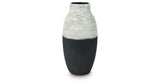 Girtha Antique White/Black Vase by ASHLEY FURNITURE at Eve Furniture