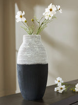 Girtha Antique White/Black Vase by ASHLEY FURNITURE at Eve Furniture