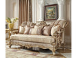 Giselle Champagne Sofa by Homey Design at Eve Furniture