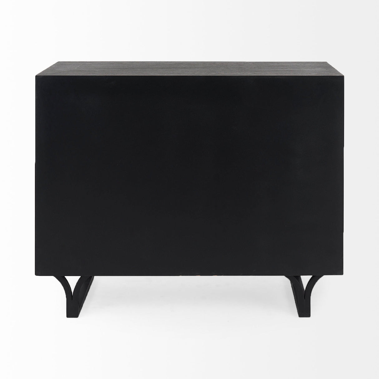 Giselle I Dark Brown Fir Veneer 3 Drawer Accent Cabinet by Mercana at Eve Furniture