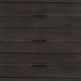Giselle I Dark Brown Fir Veneer 3 Drawer Accent Cabinet by Mercana at Eve Furniture