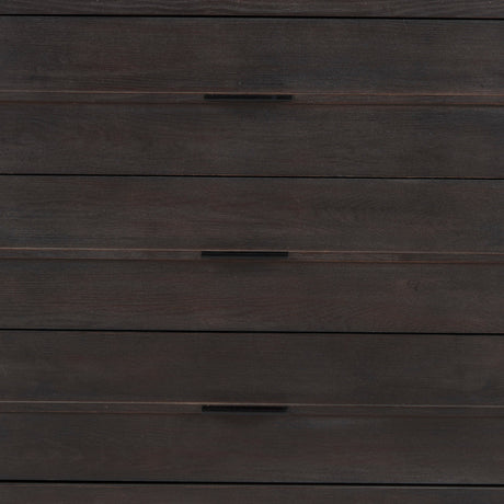 Giselle I Dark Brown Fir Veneer 3 Drawer Accent Cabinet by Mercana at Eve Furniture
