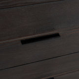Giselle I Dark Brown Fir Veneer 3 Drawer Accent Cabinet by Mercana at Eve Furniture