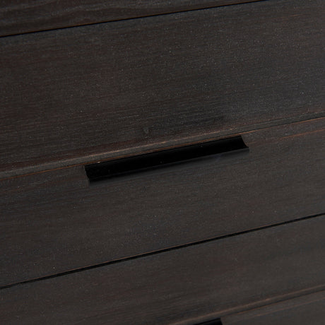 Giselle I Dark Brown Fir Veneer 3 Drawer Accent Cabinet by Mercana at Eve Furniture