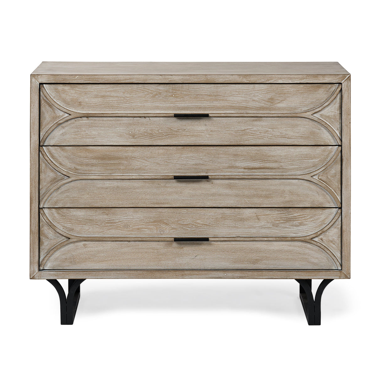 Giselle I Light Brown Fir Veneer 3 Drawer Accent Cabinet by Mercana at Eve Furniture