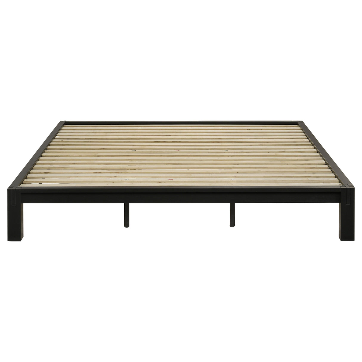 Gislen Black Queen Easy Assembly Wood Platform Bed by Coaster at Eve Furniture