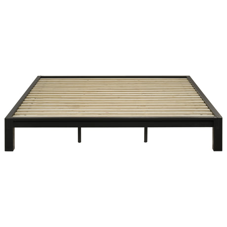 Gislen Black Queen Easy Assembly Wood Platform Bed by Coaster at Eve Furniture