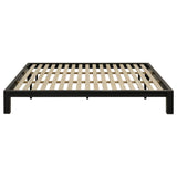 Gislen Black Queen Easy Assembly Wood Platform Bed by Coaster at Eve Furniture