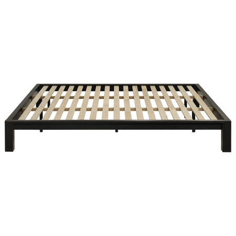 Gislen Black Queen Easy Assembly Wood Platform Bed by Coaster at Eve Furniture