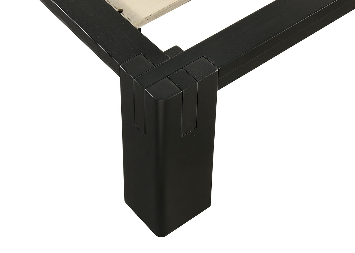 Gislen Black Queen Easy Assembly Wood Platform Bed by Coaster at Eve Furniture