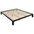 Gislen Black Queen Easy Assembly Wood Platform Bed by Coaster at Eve Furniture