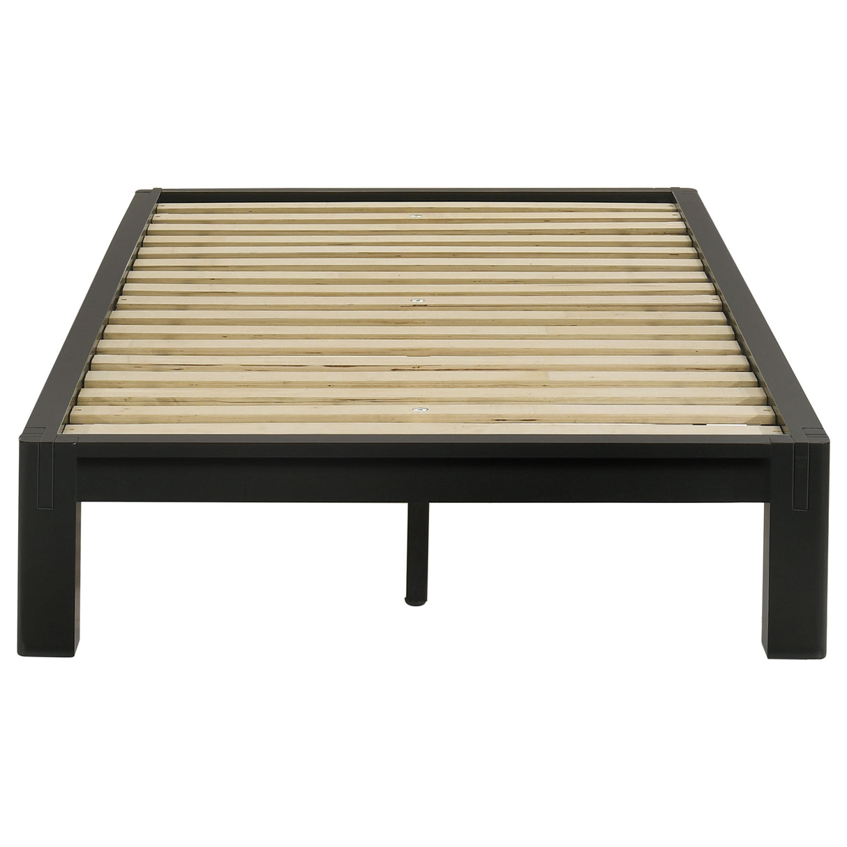 Gislen Black Twin Easy Assembly Wood Platform Bed by Coaster at Eve Furniture