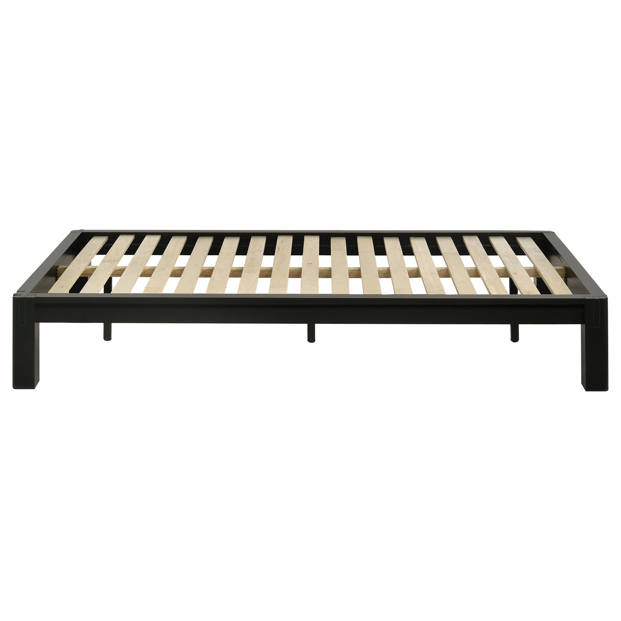 Gislen Black Twin Easy Assembly Wood Platform Bed by Coaster at Eve Furniture