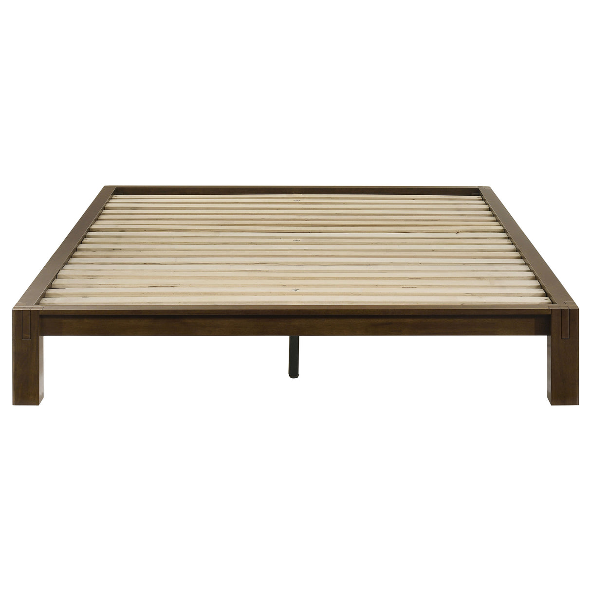 Gislen Walnut Queen Easy Assembly Wood Platform Bed by Coaster at Eve Furniture