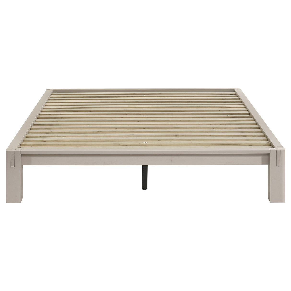 Gislen White Queen Easy Assembly Wood Platform Bed by Coaster at Eve Furniture