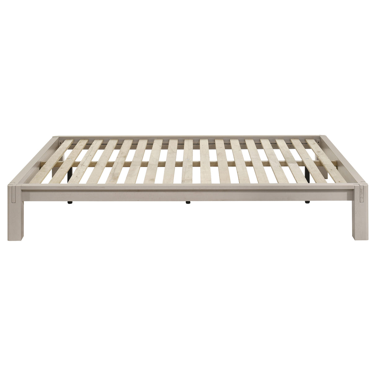 Gislen White Queen Easy Assembly Wood Platform Bed by Coaster at Eve Furniture