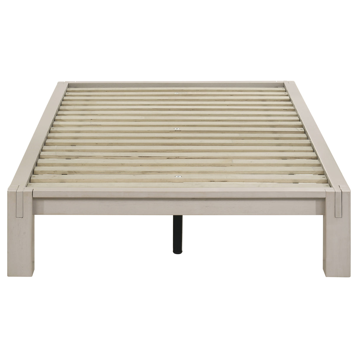 Gislen White Twin Easy Assembly Wood Platform Bed by Coaster at Eve Furniture